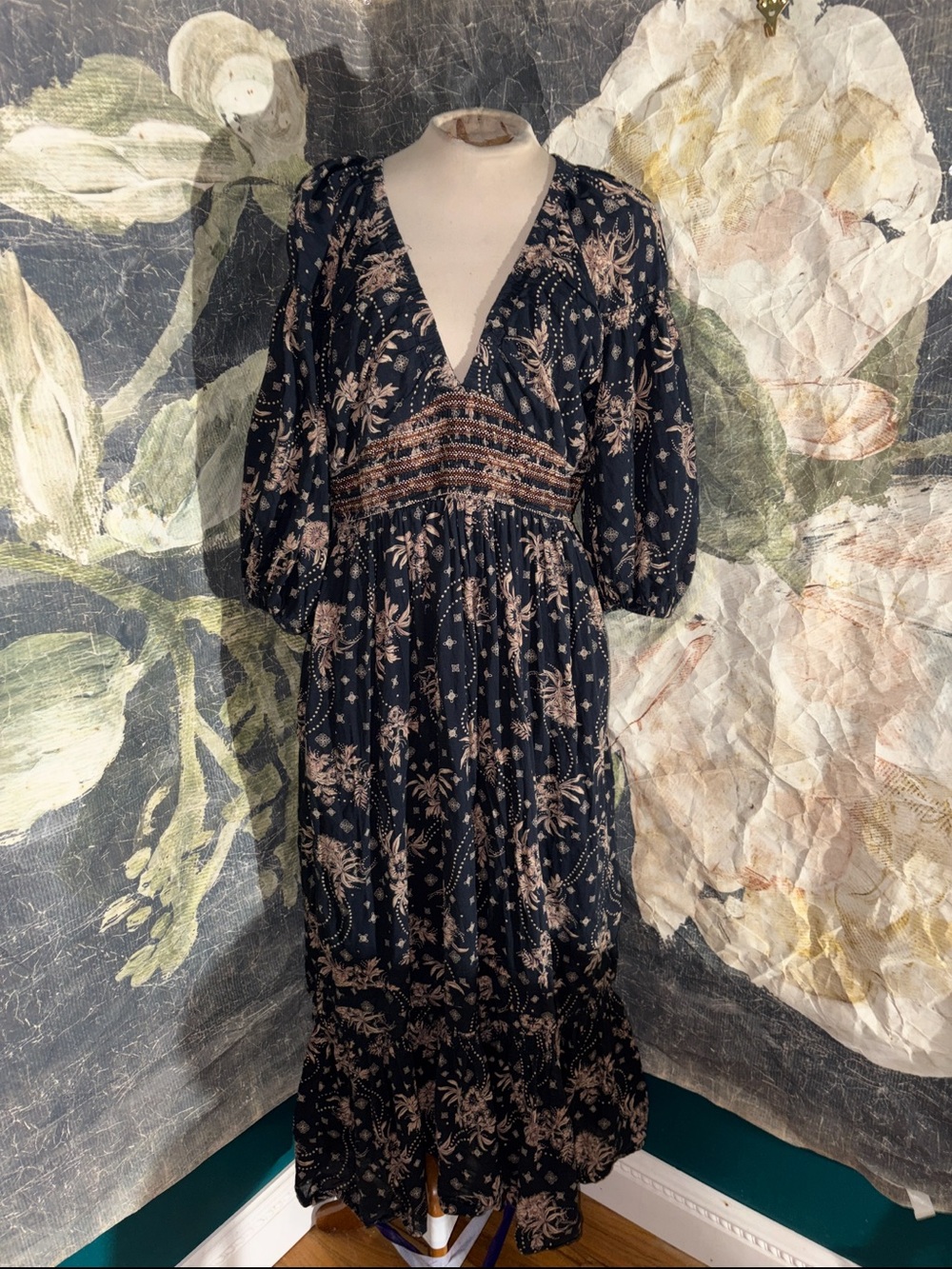Free People Golden Hour Boho Floral Maxi Dress - Picture 4 of 5